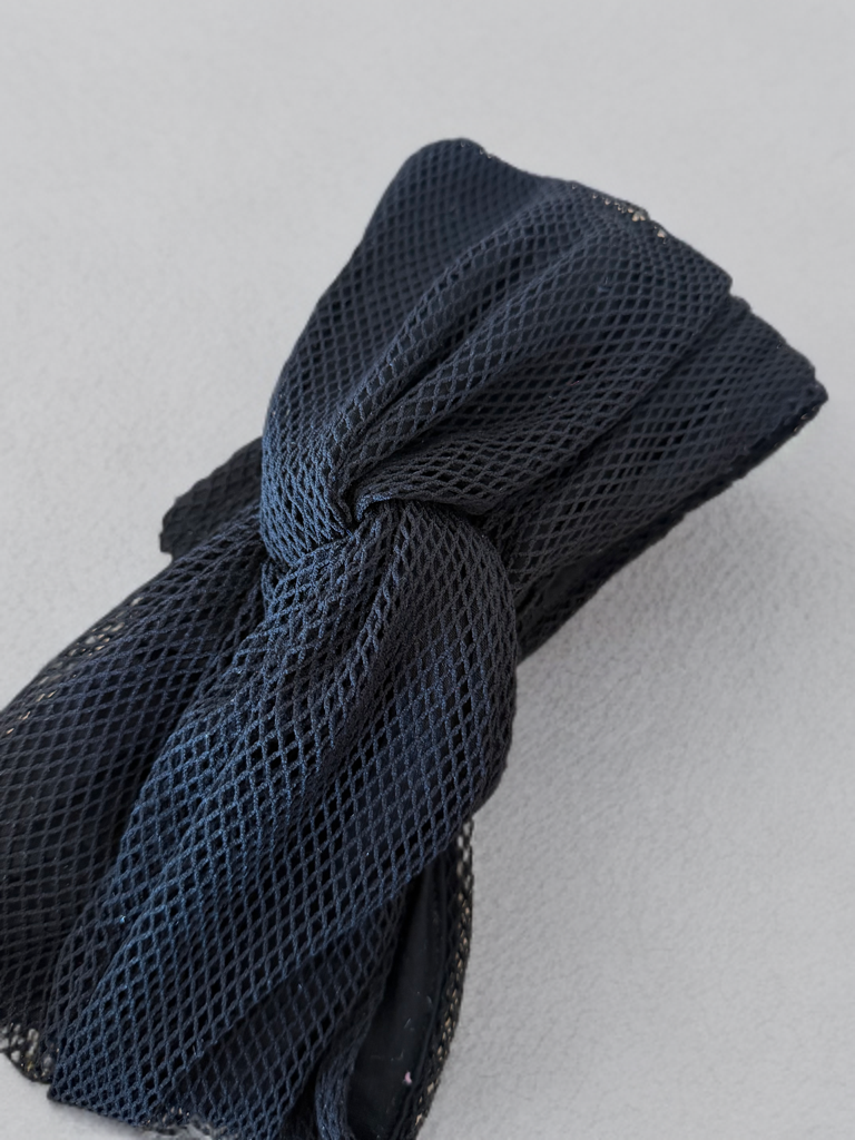 Turban noir Soline