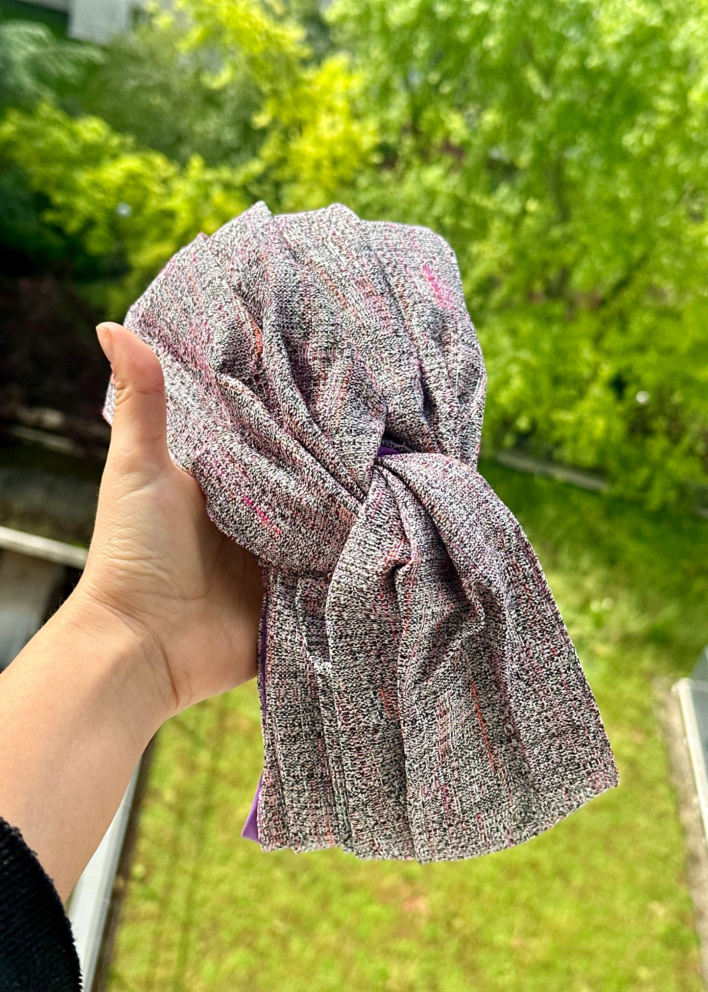 Turban Brocard Rose Violet