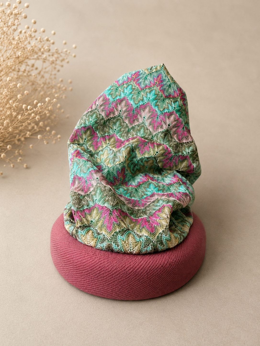 Maya - Serre-tête filet crochet