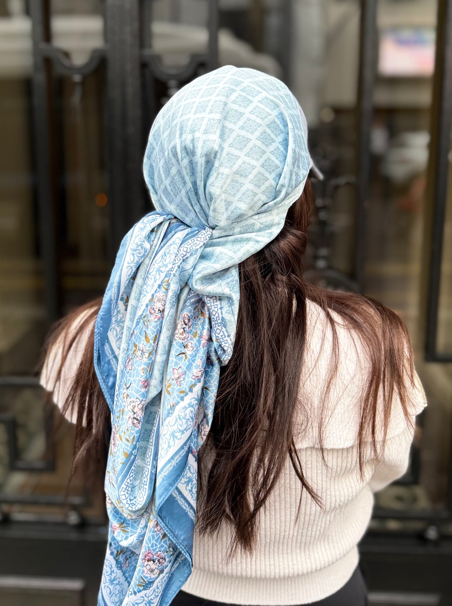 Casquette Foulard RM Bleu Signature