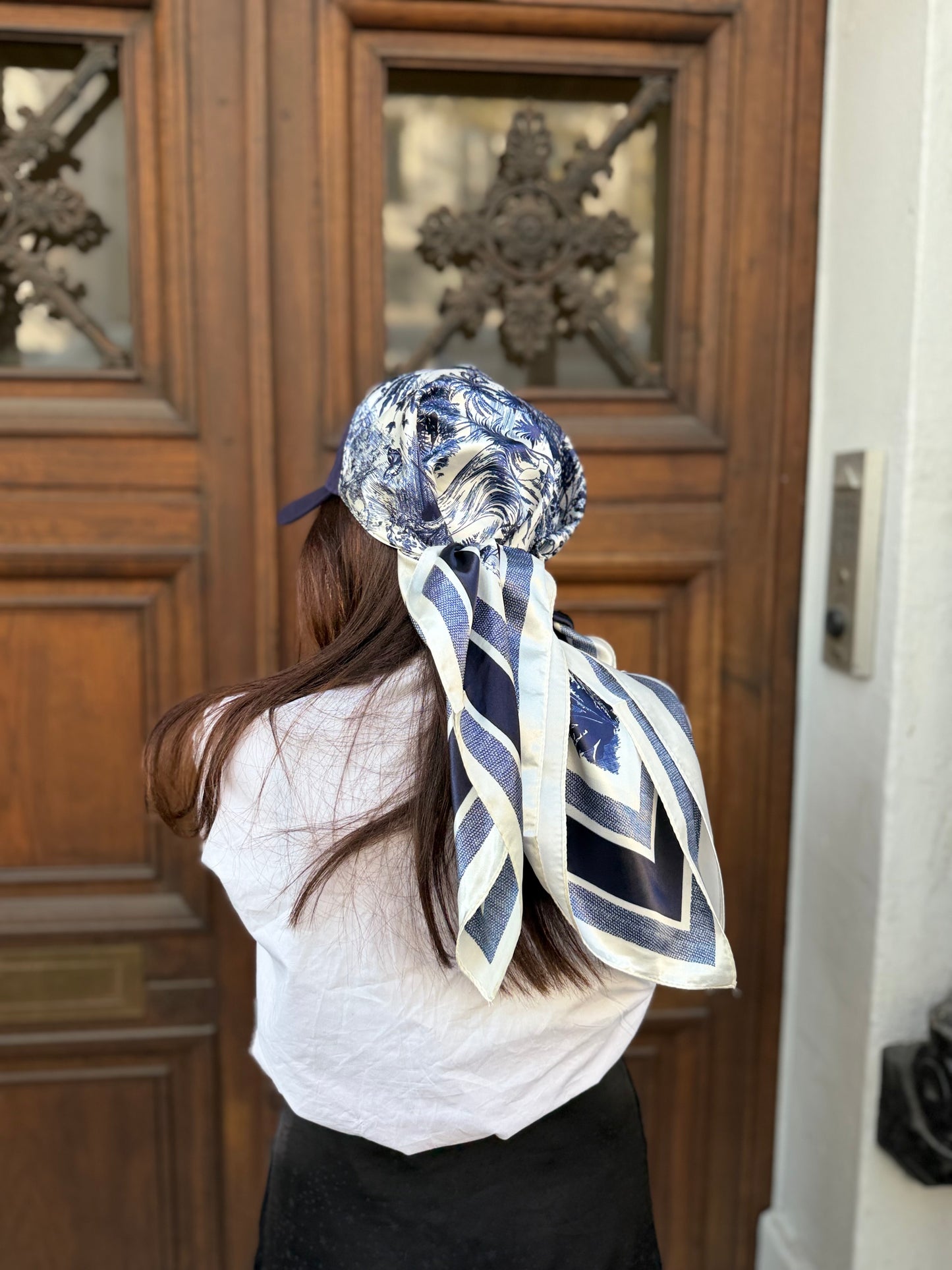 Casquette Foulard RM Marron