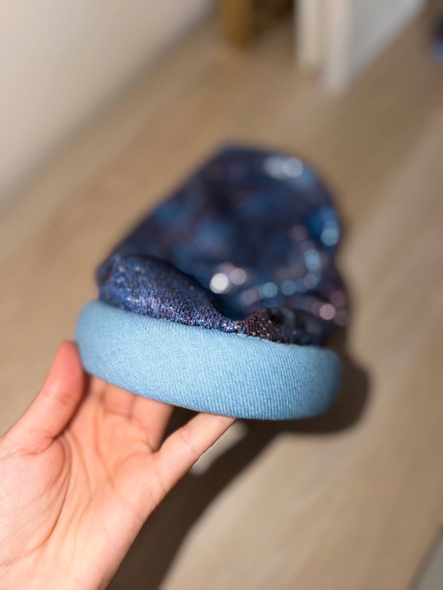 Azur - Serre-Tête filet Bleu jean