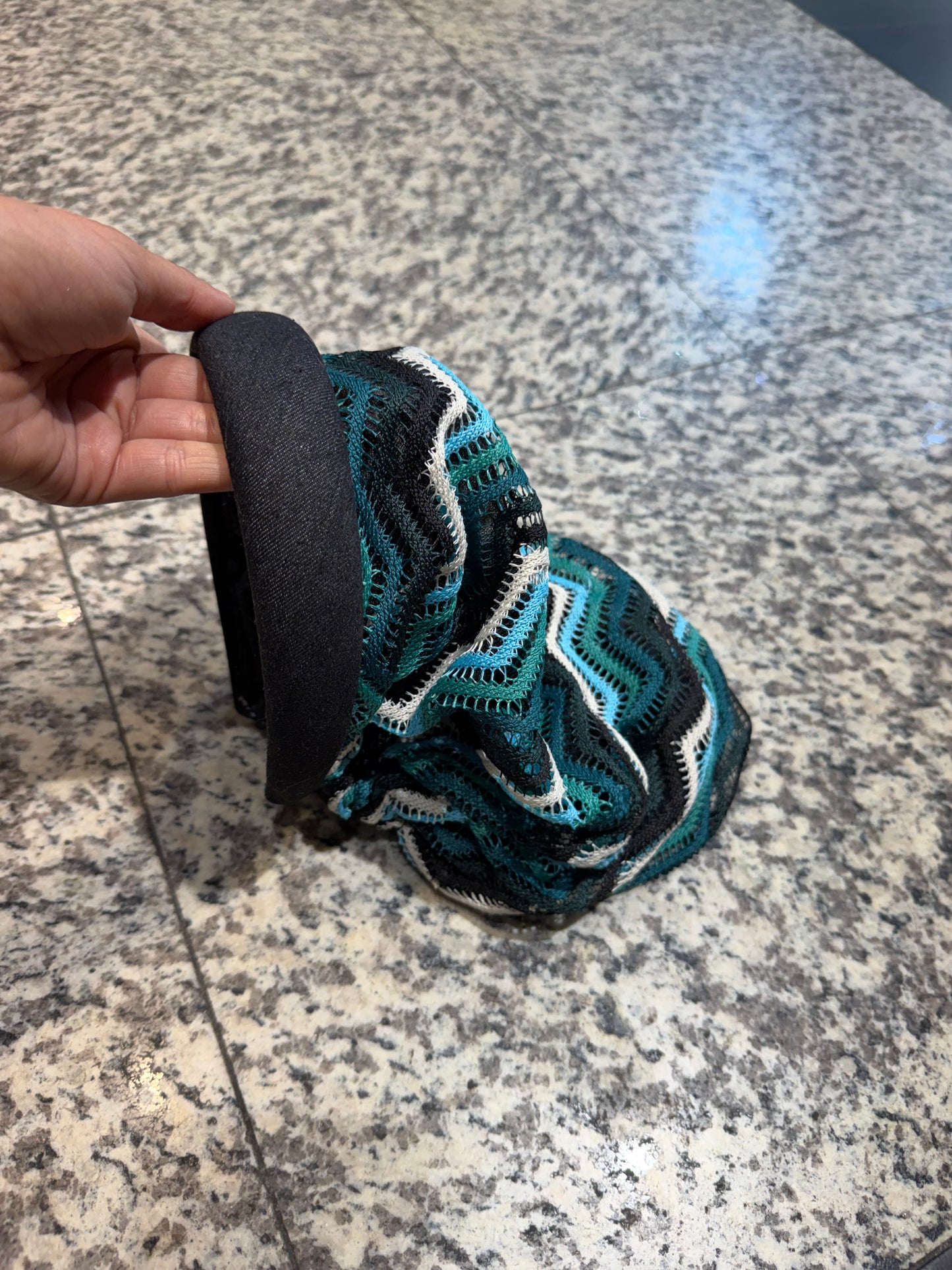 Serre-Tête Crochet Bleu