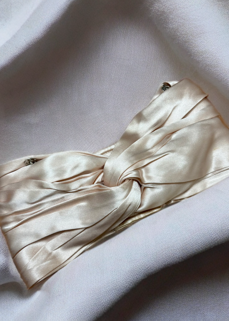 Turban Satin Beige