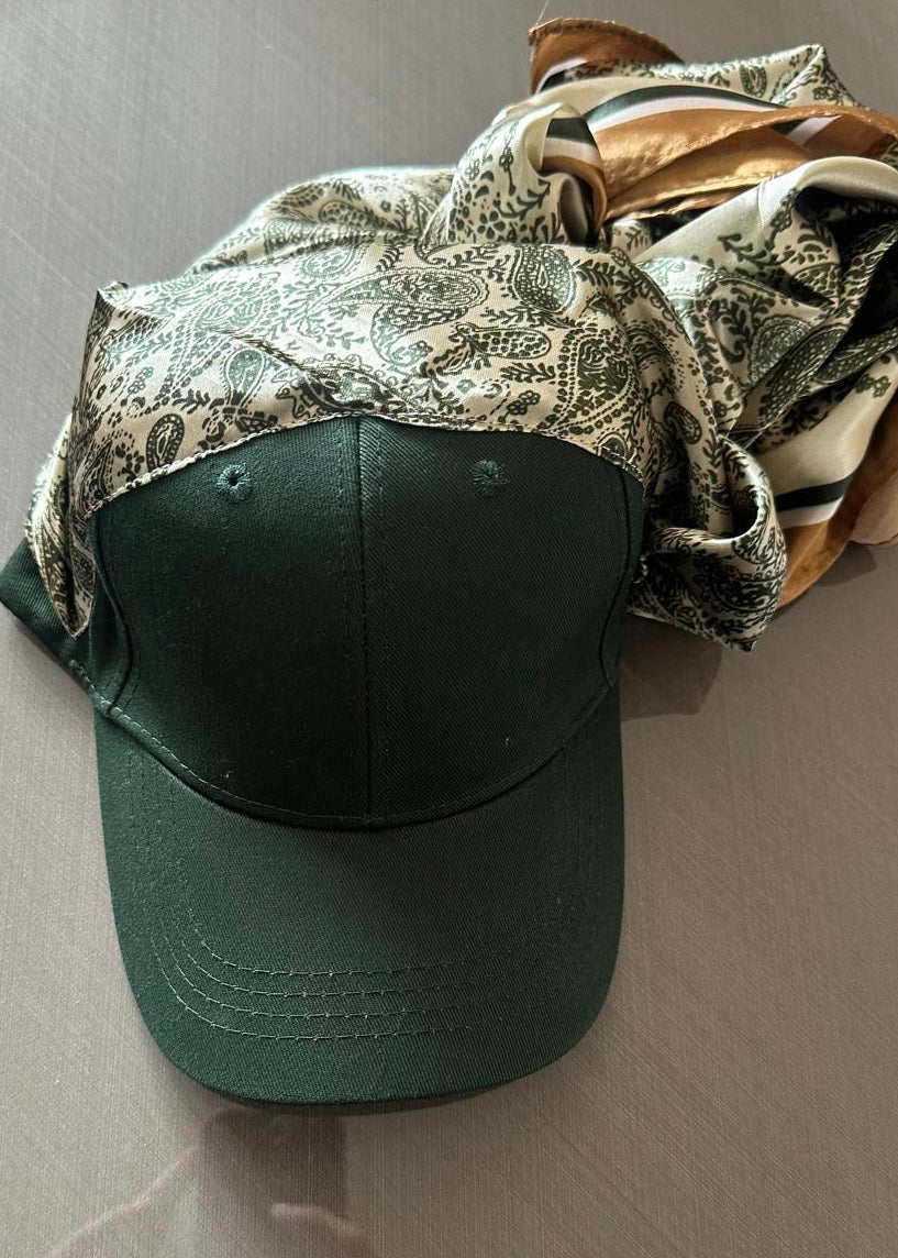 Casquette foulard Hortensia Limelight