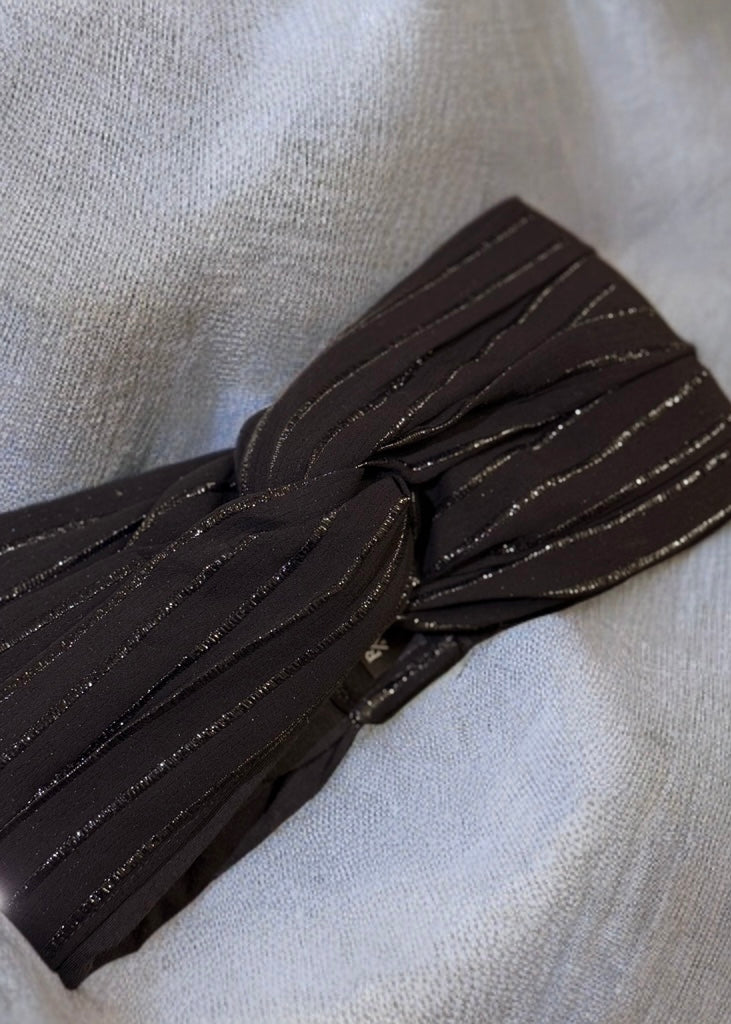 Turban Éclat Noir