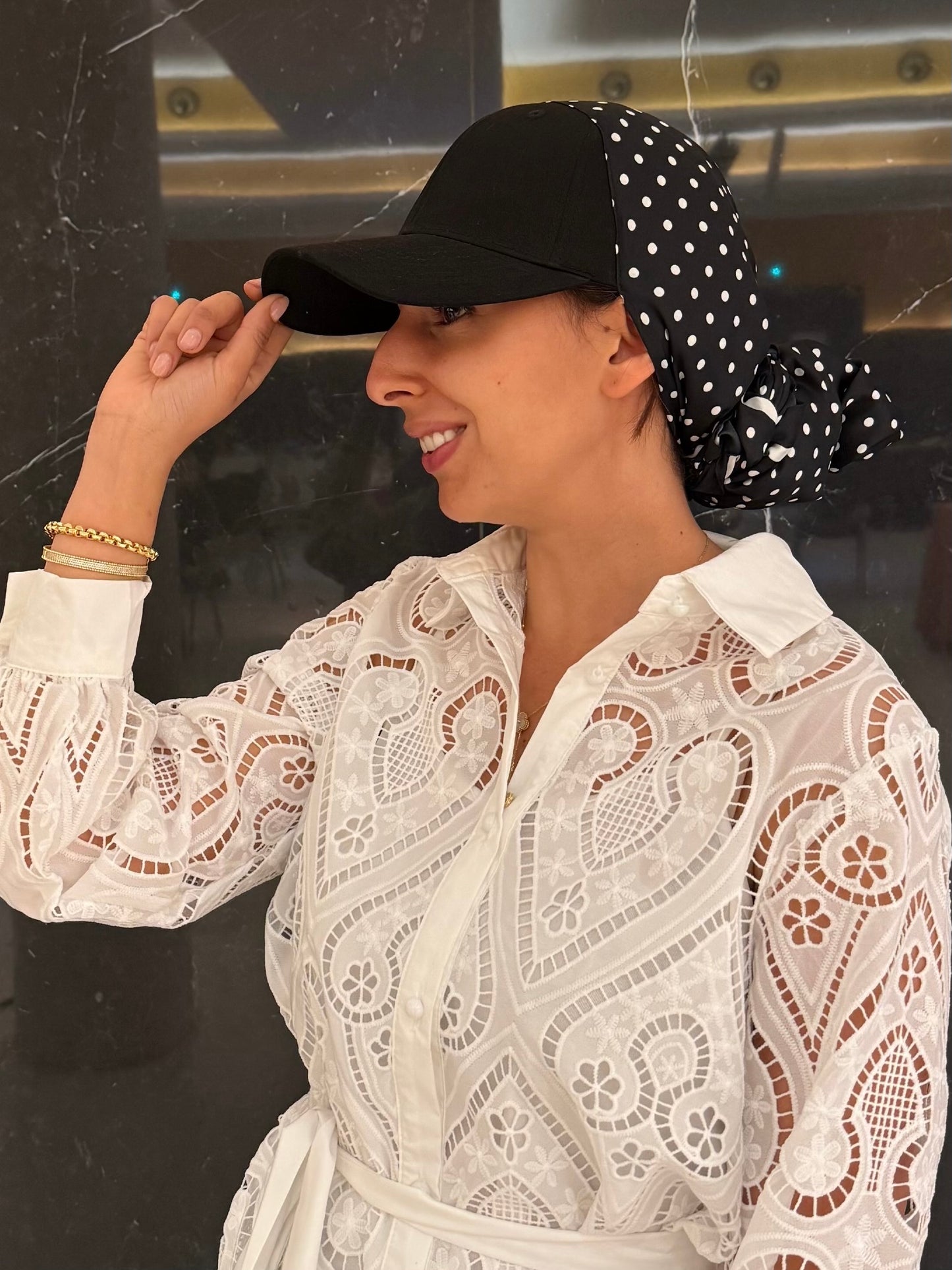 Casquette foulard silène