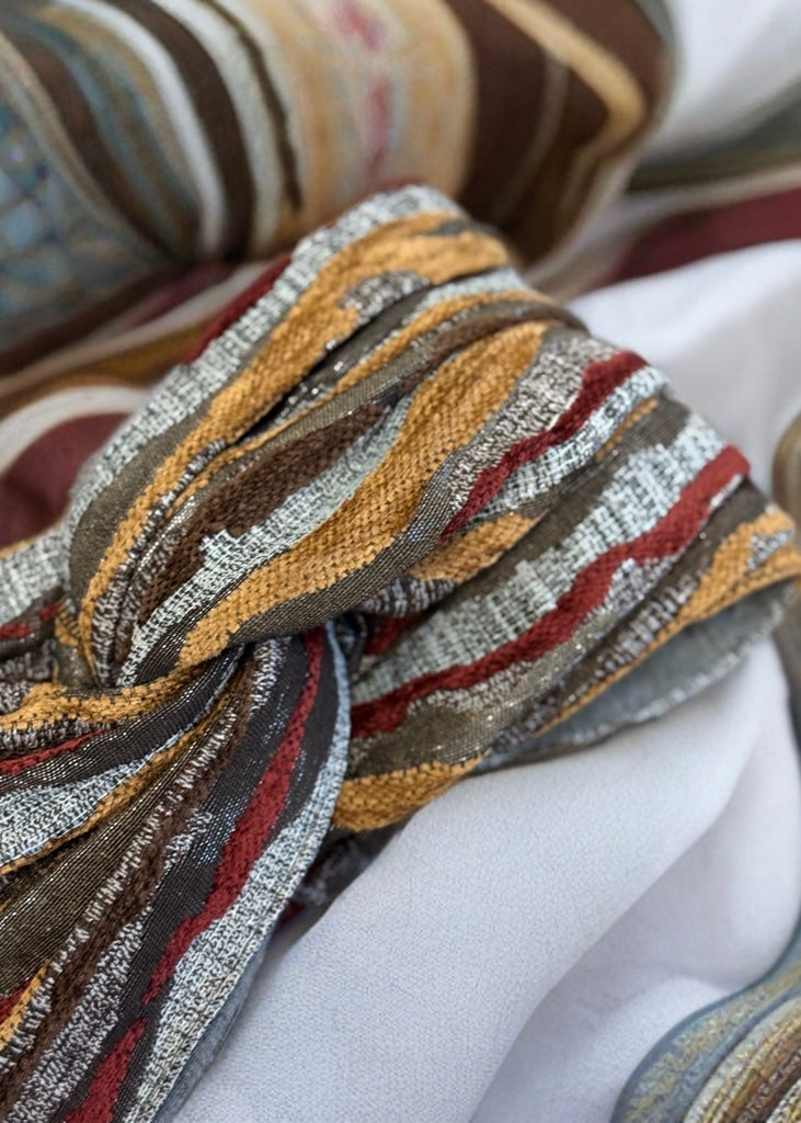 Turban Velours de châtaigne