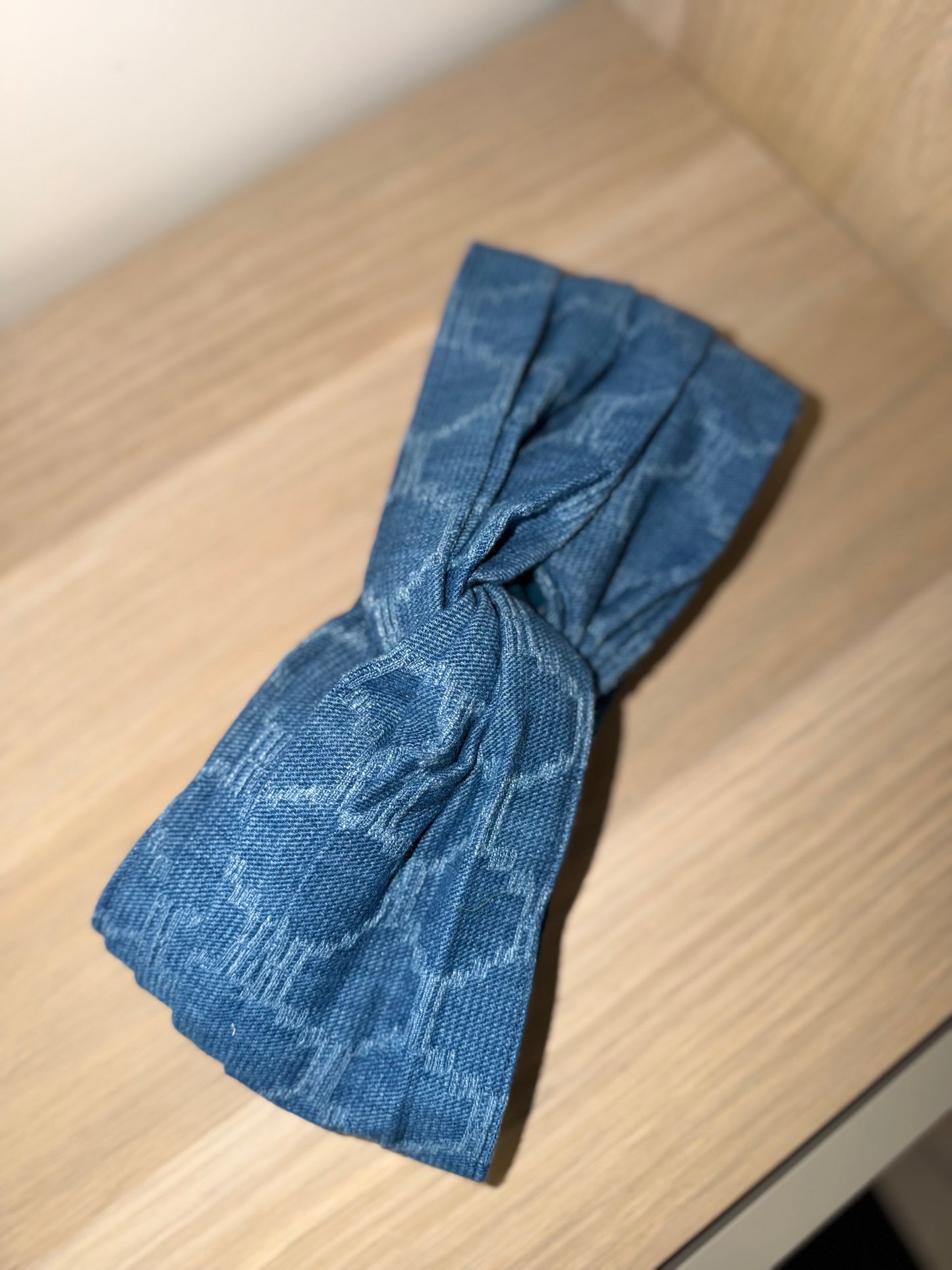 Turban Jean Bleu imprimé