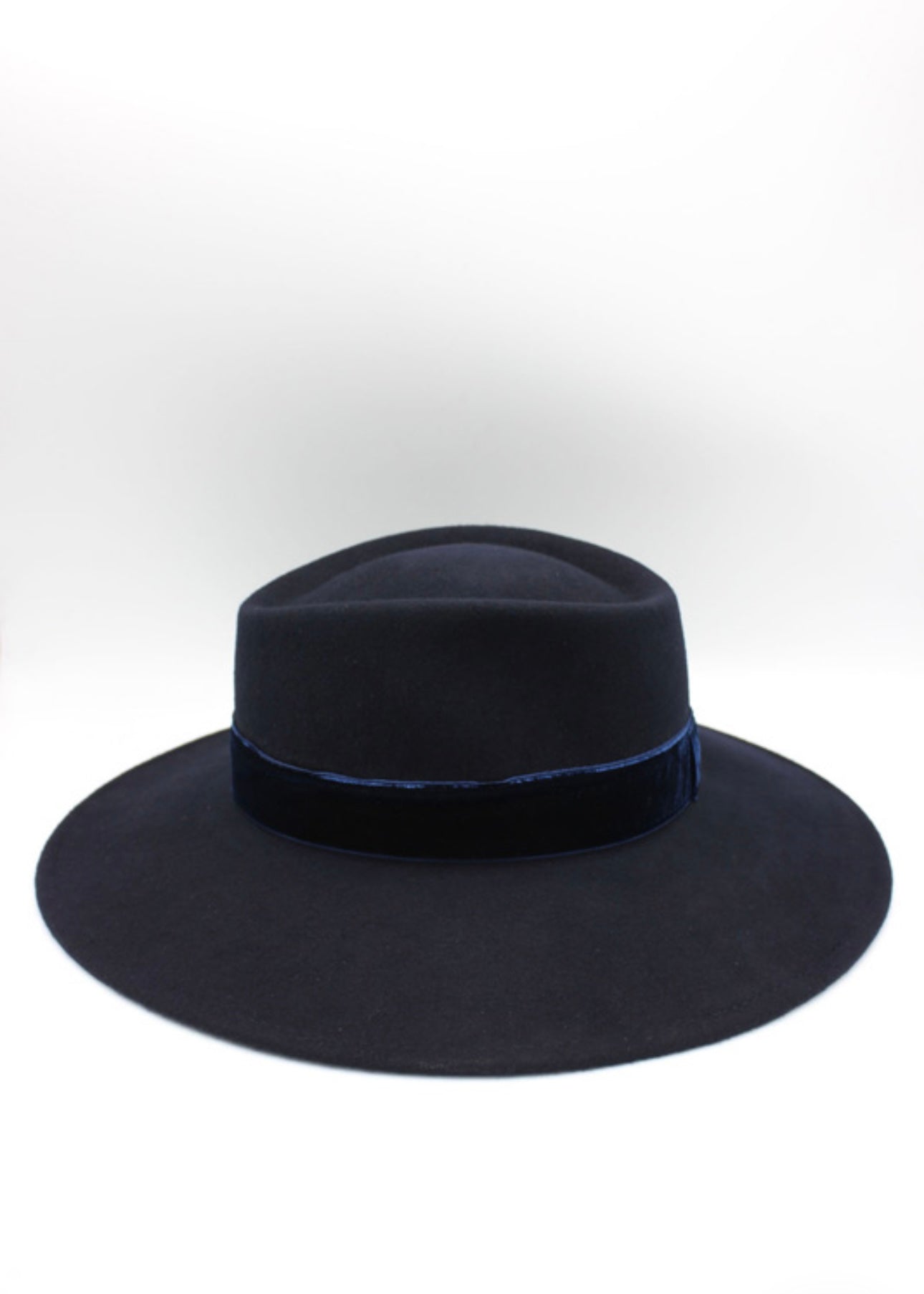 Canotier Bleu Marine Bord large