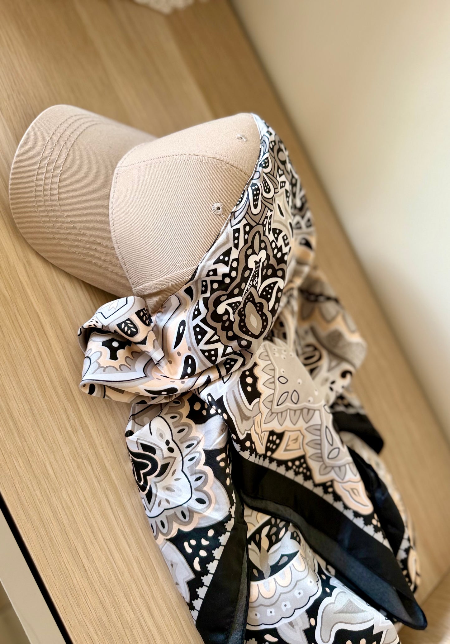 Casquette Foulard RM Nude Paisley