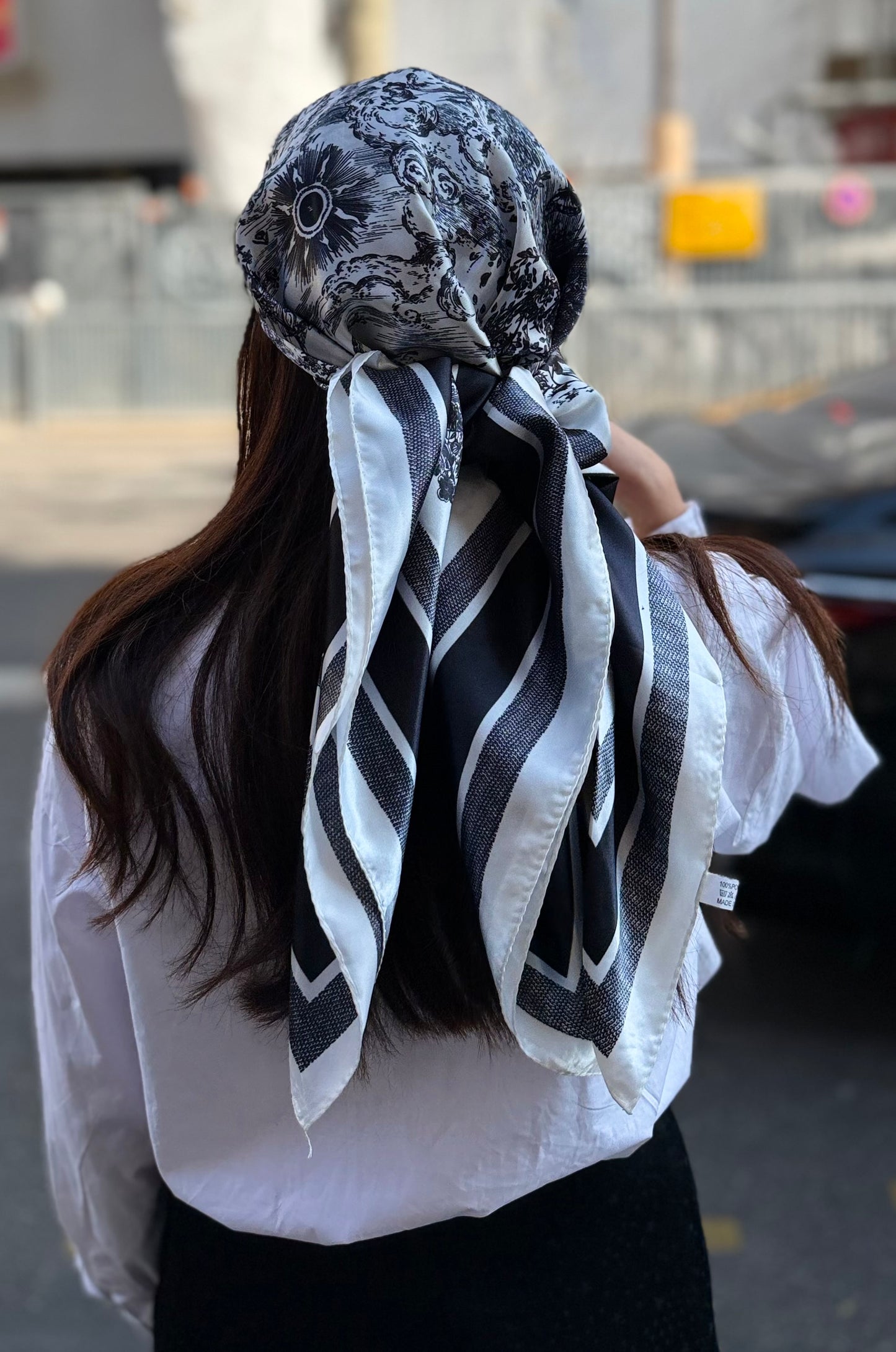 Casquette Foulard RM Noir