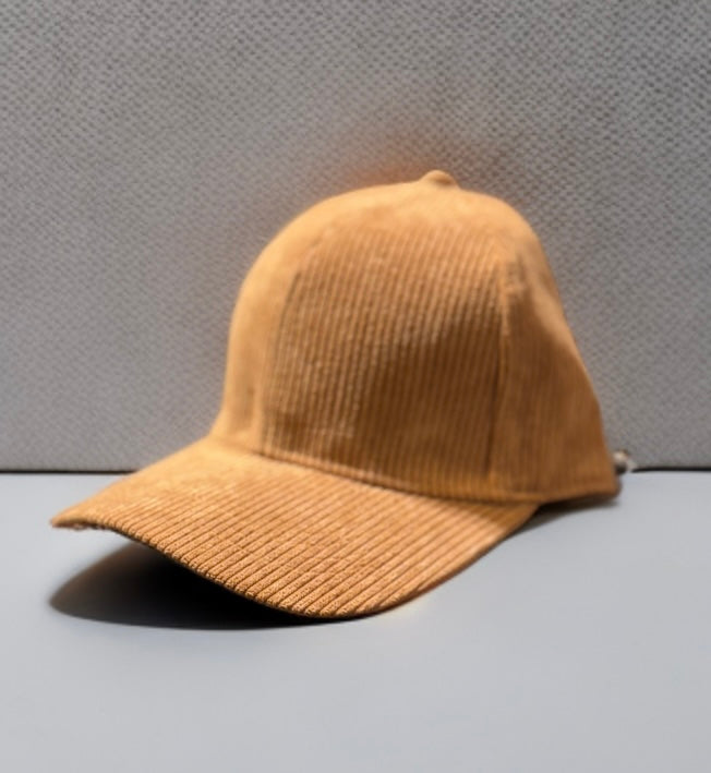 Casquette Velours Marron Camel