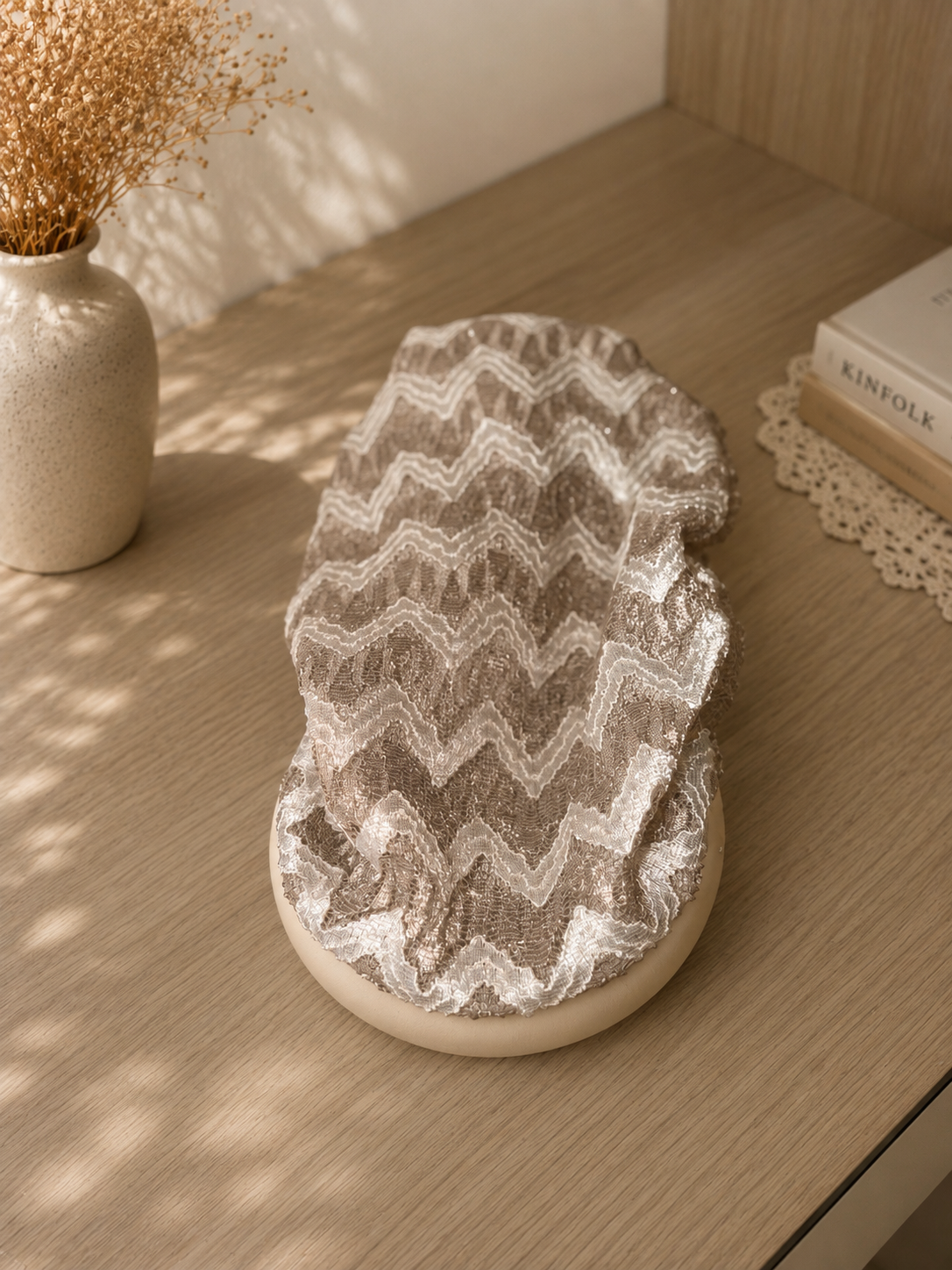 Levia – Serre-tête filet crochet