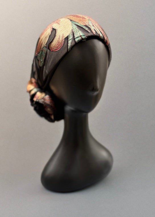 Foulard Imprimé Noir