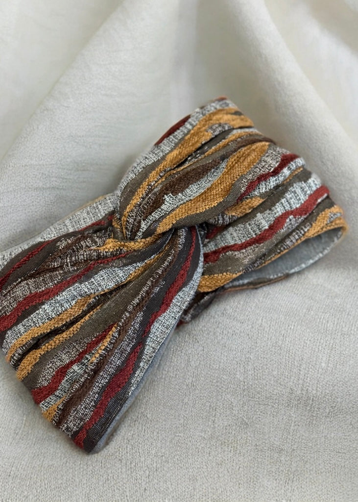 Turban Velours de châtaigne