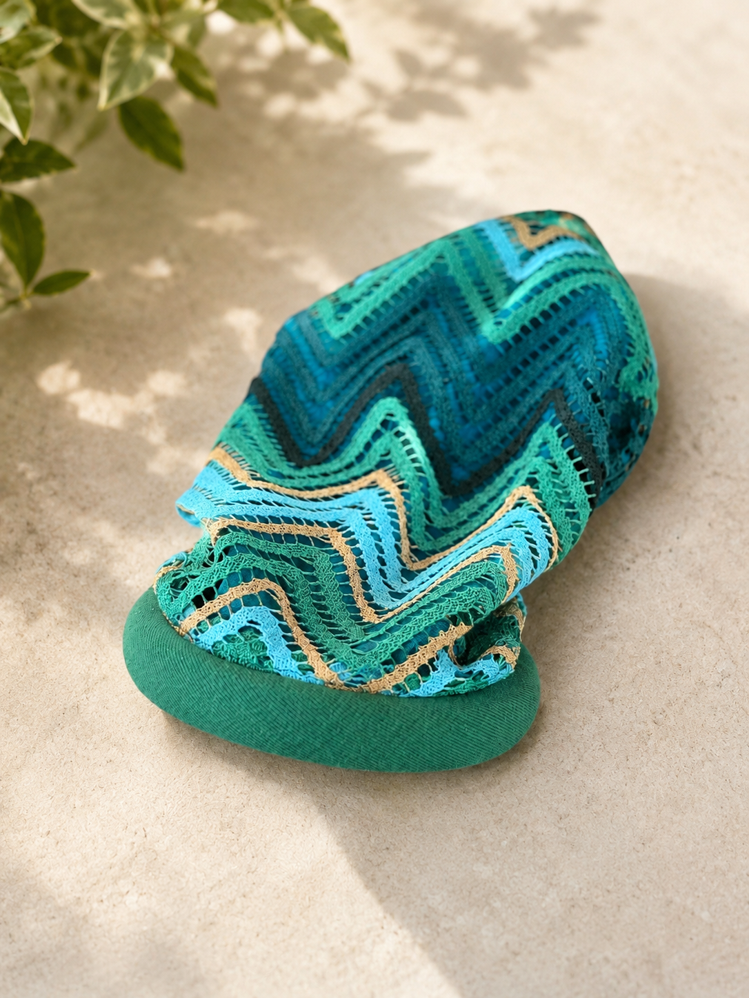 Elina – Serre-tête filet crochet