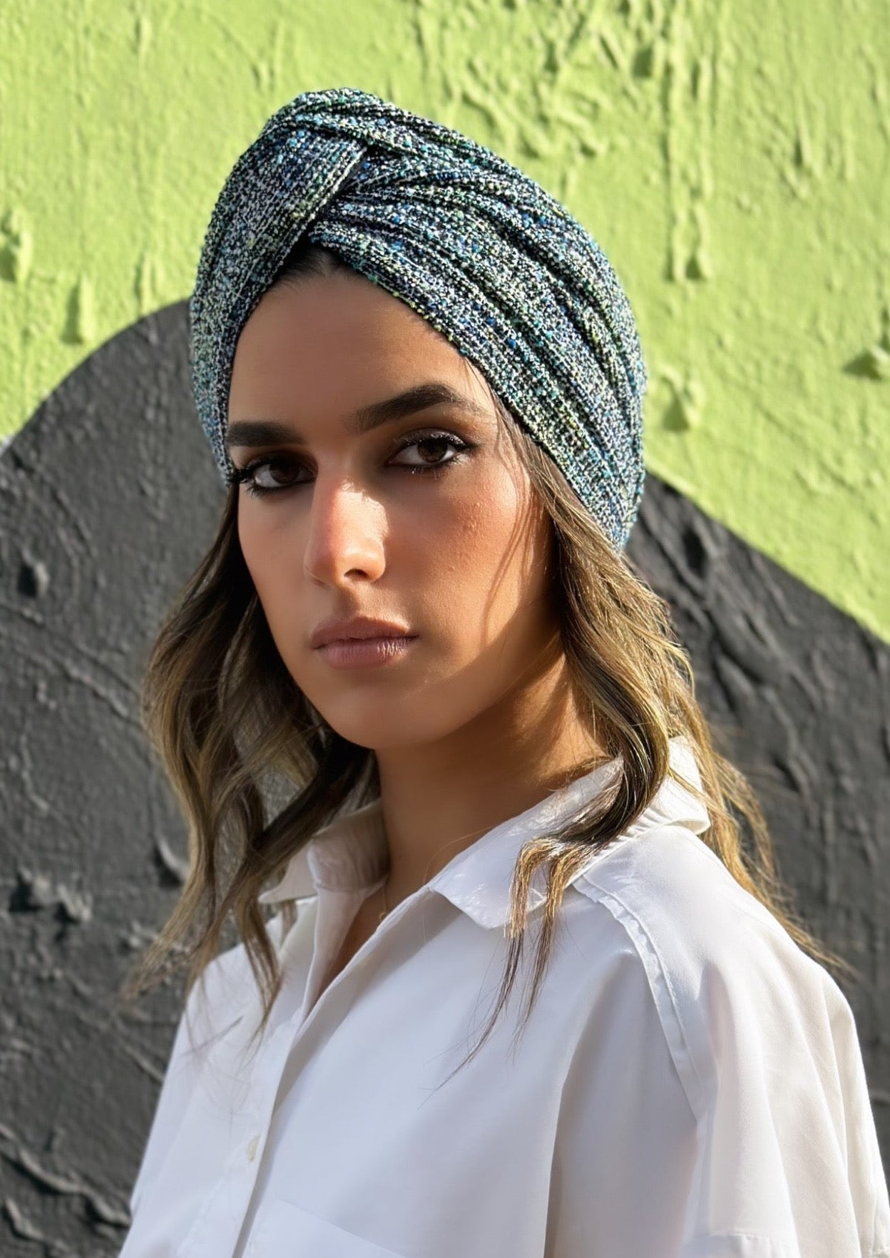 Turban Bleu Moderne