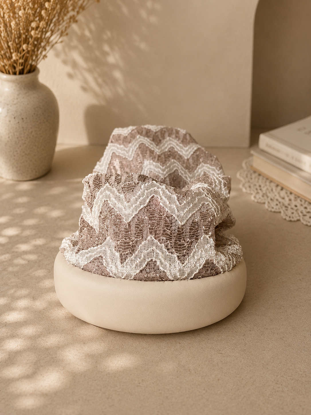 Levia – Serre-tête filet crochet