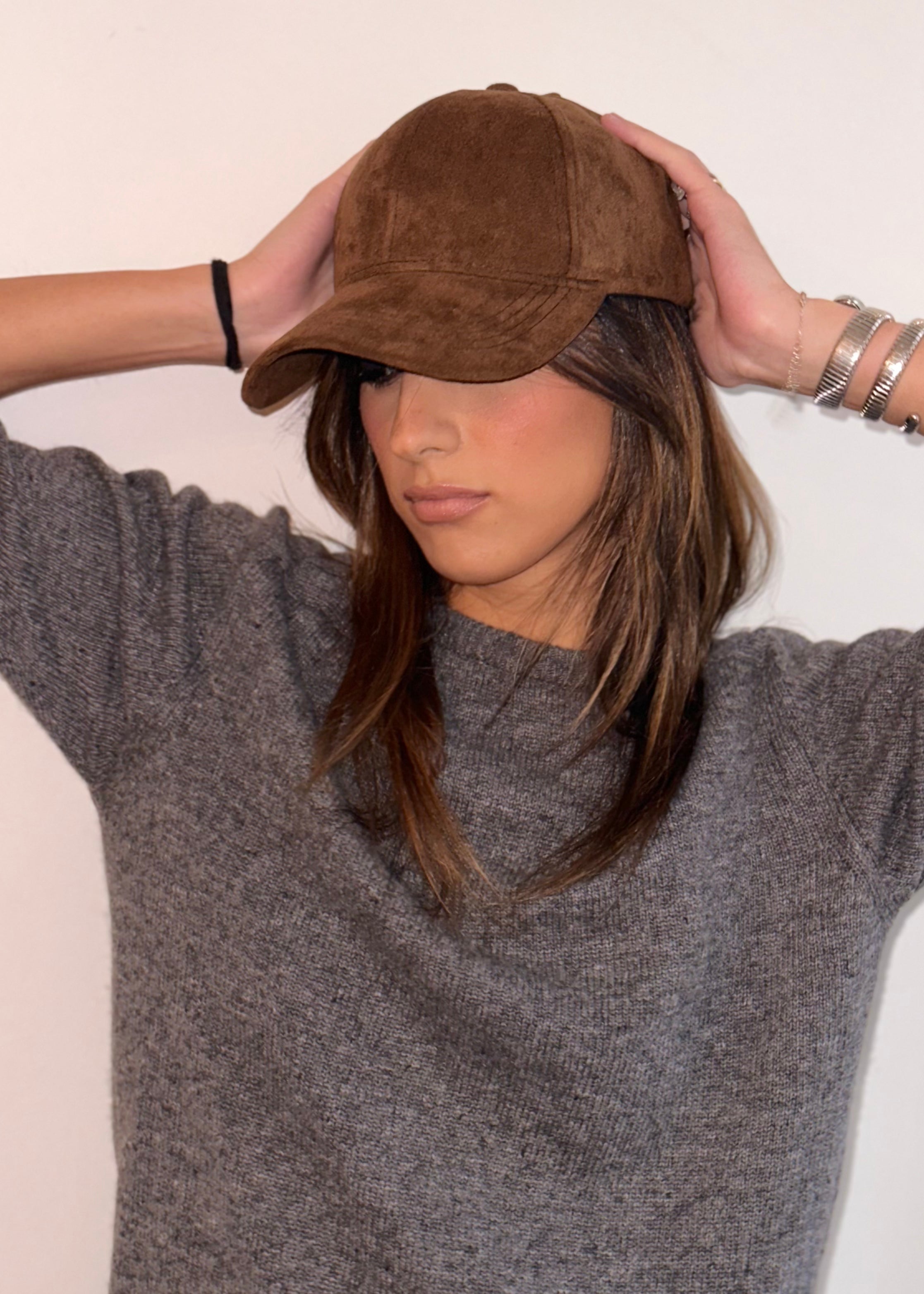 Casquette Daim Camel