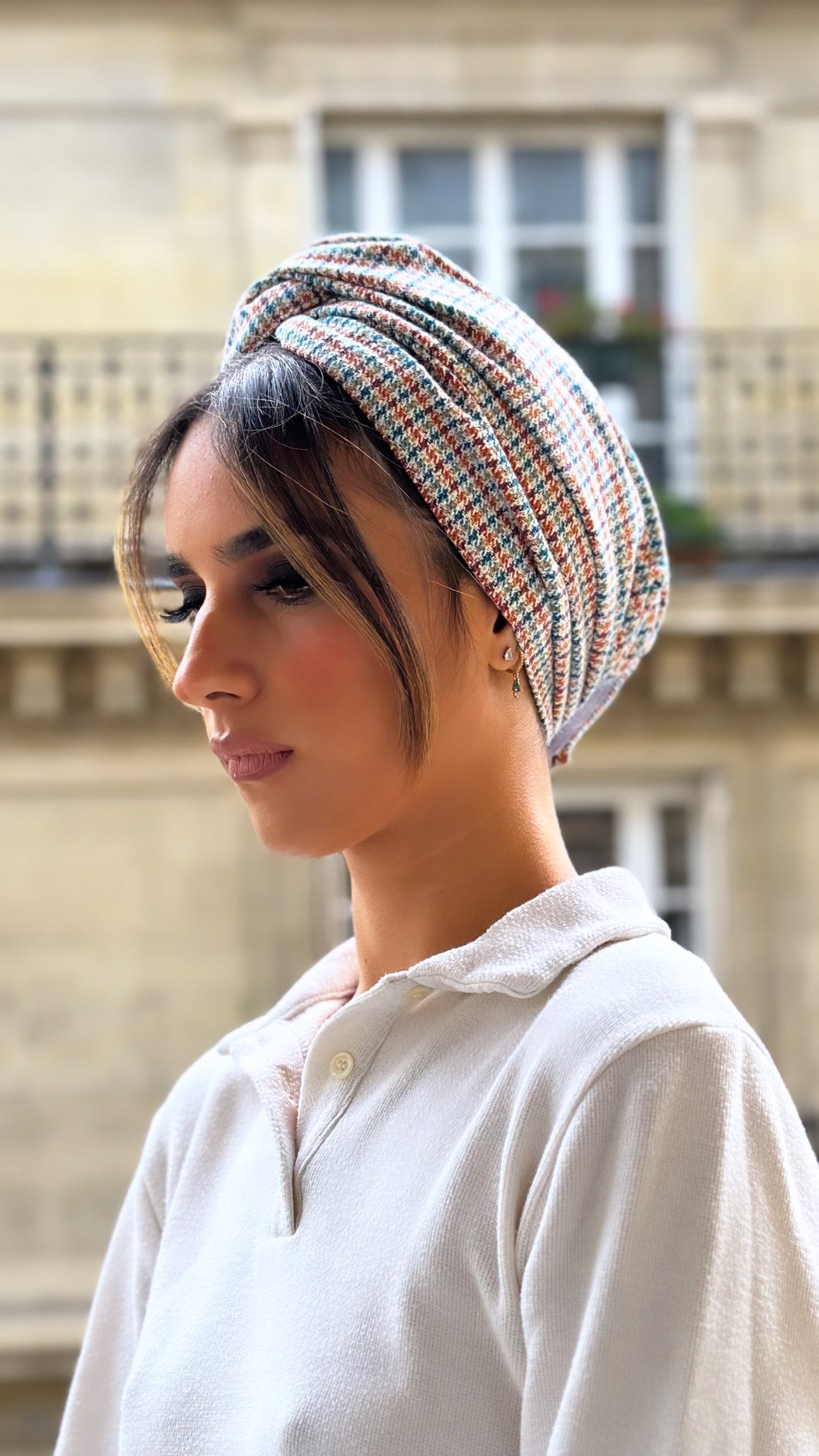 Turban Carreau Multicouleur