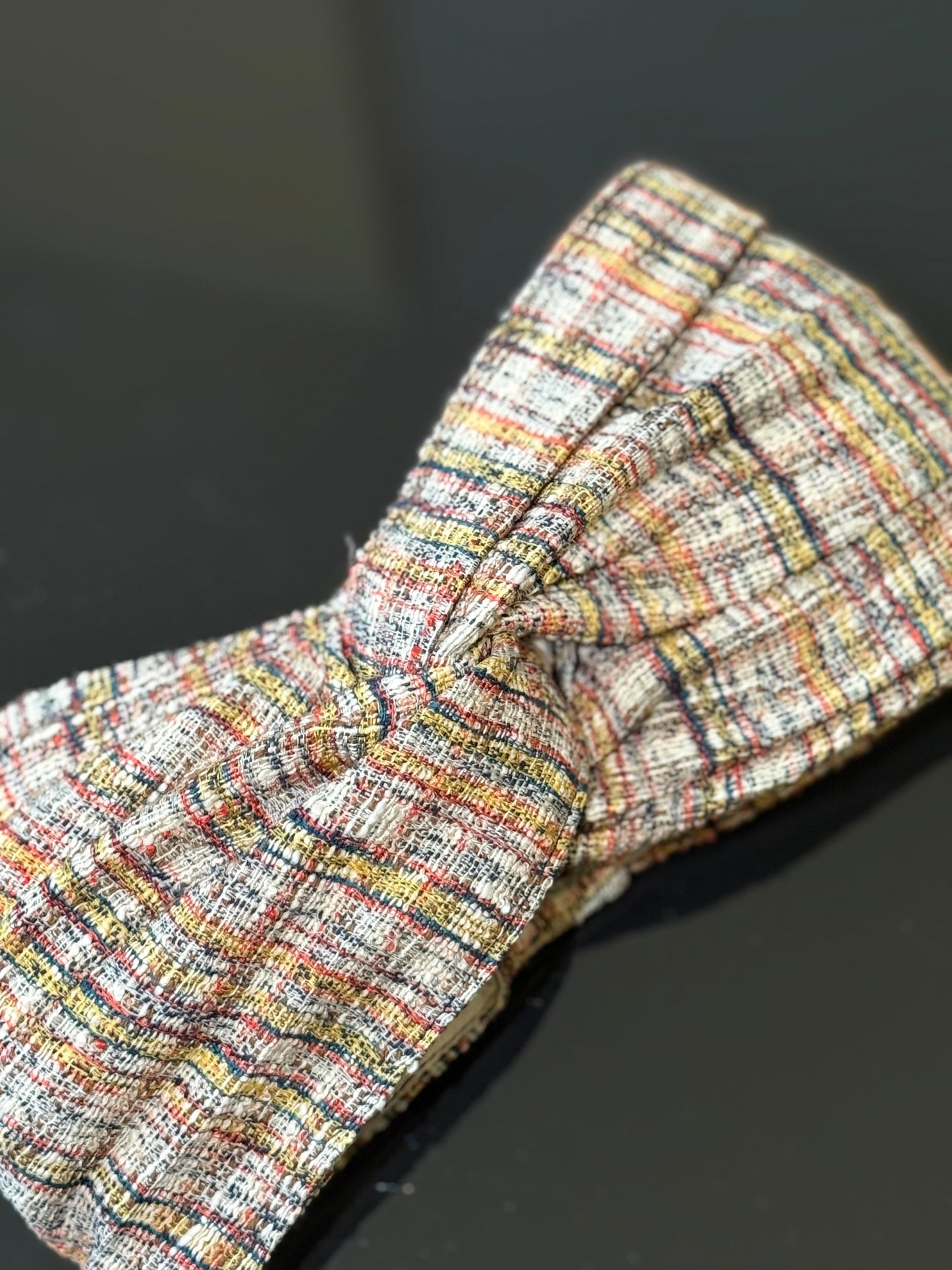 Turban carreau Beige multi