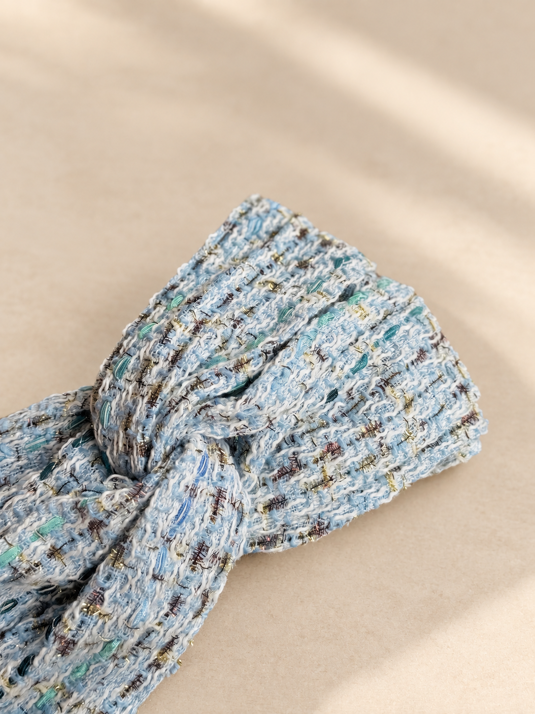 Turban Tweed Azur