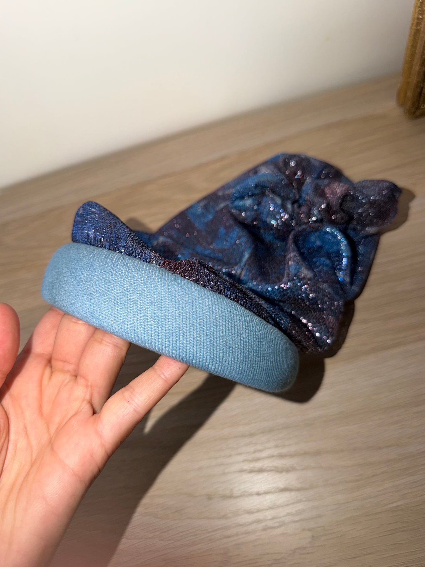 Azur - Serre-Tête filet Bleu jean