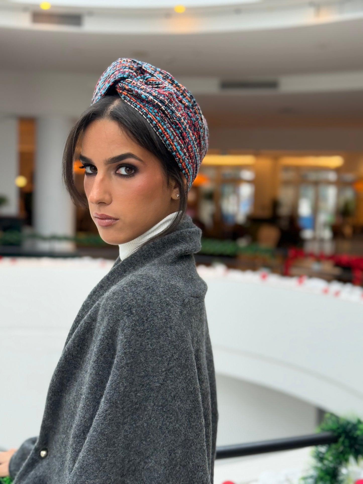 Turban Bleu Serenite