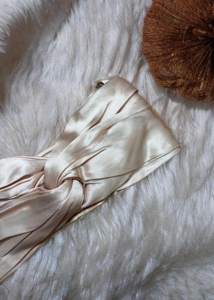 Turban Satin Beige