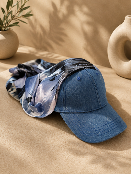 Casquette foulard Blue Moon