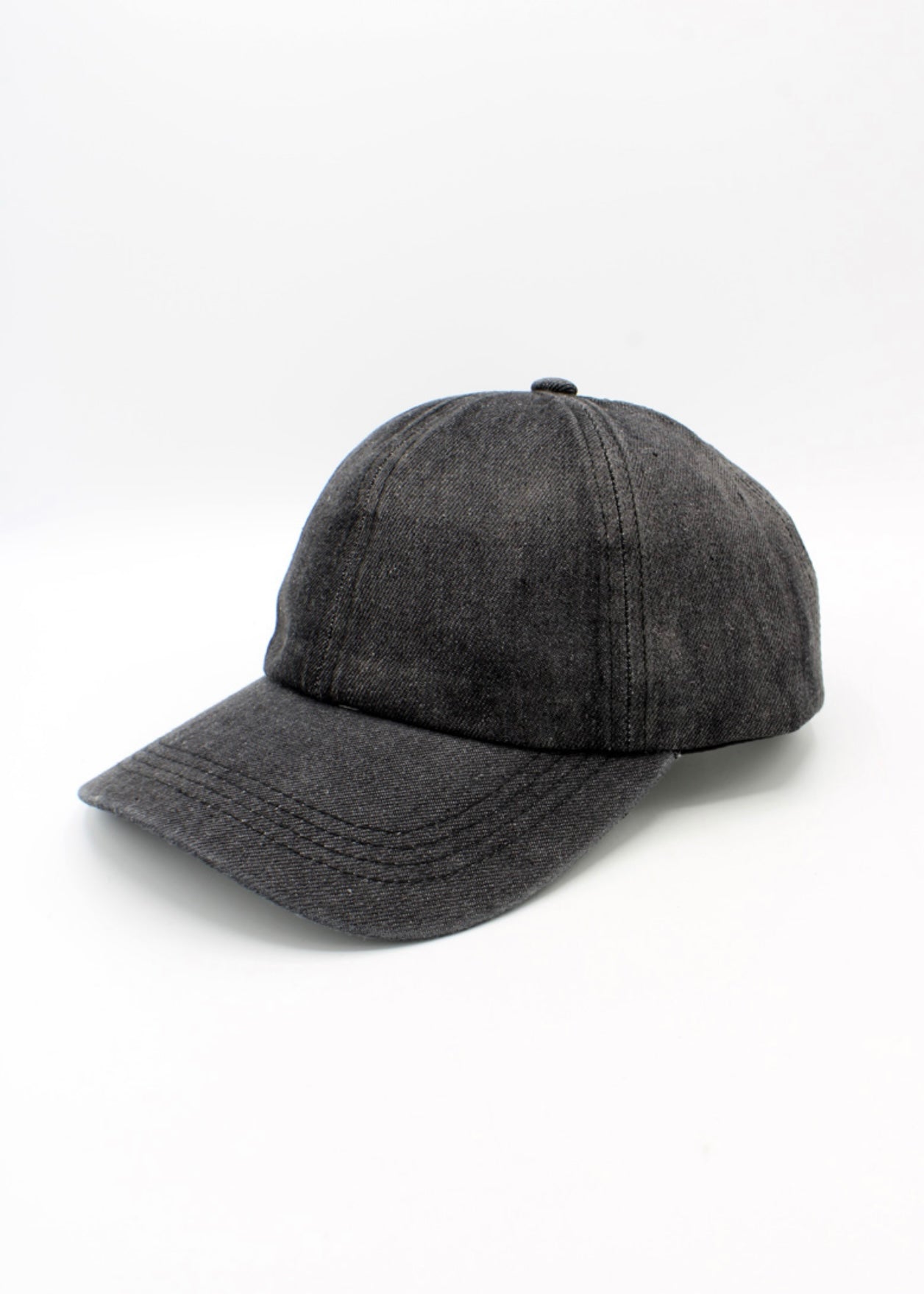 Casquette jean Noir