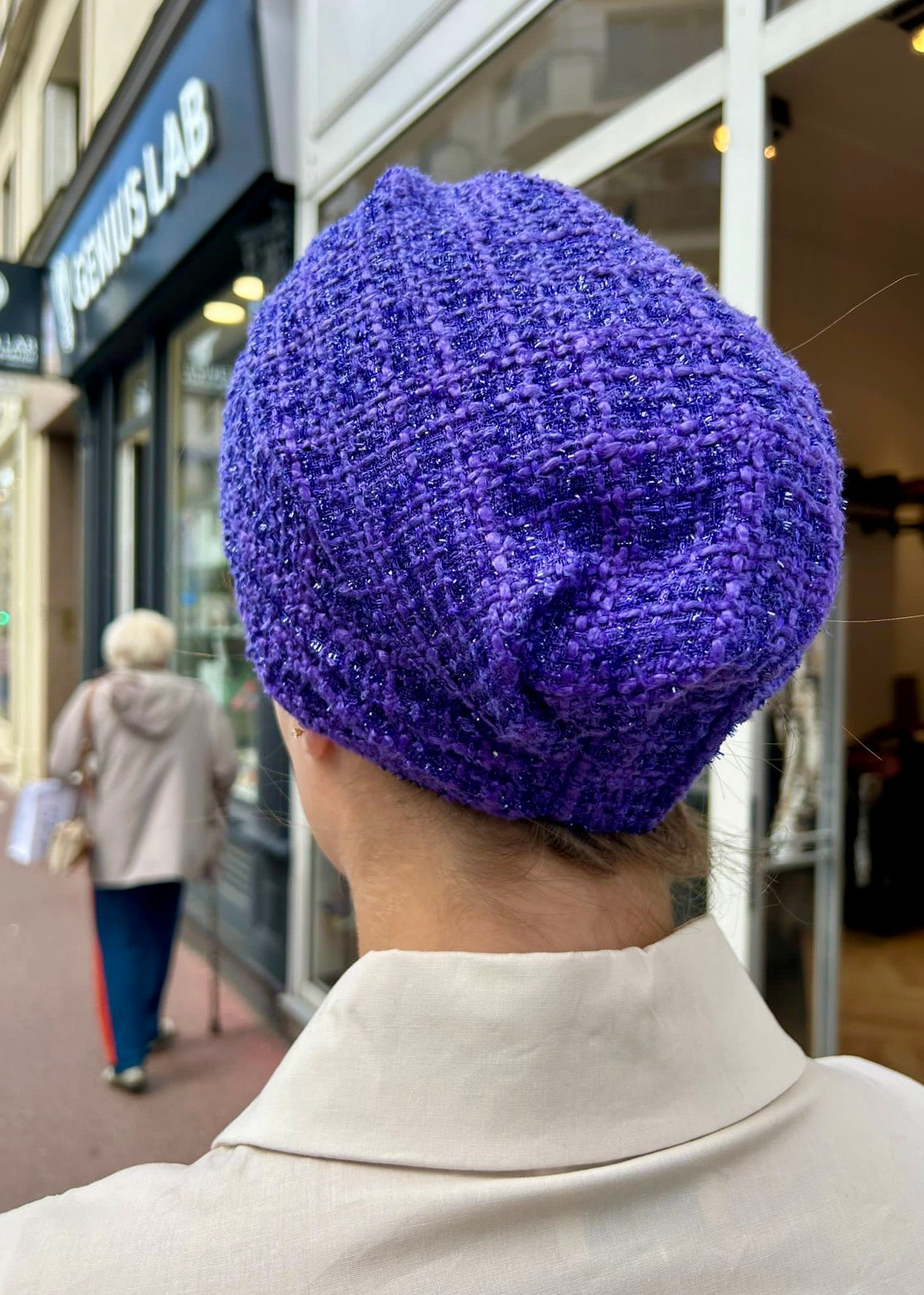 Turban tweed Violet