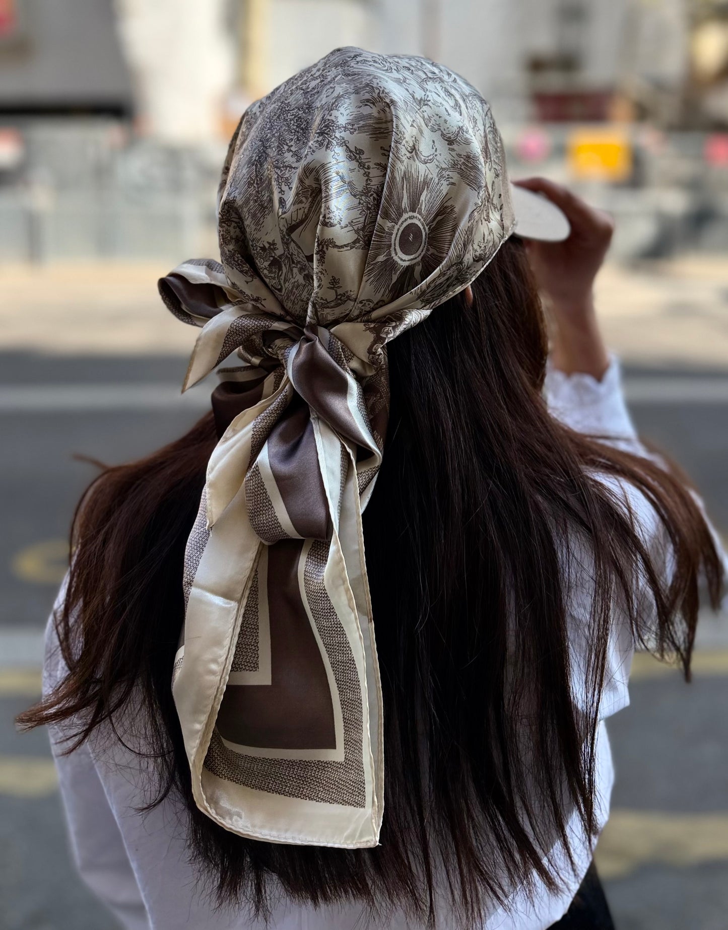 Casquette Foulard RM Beige