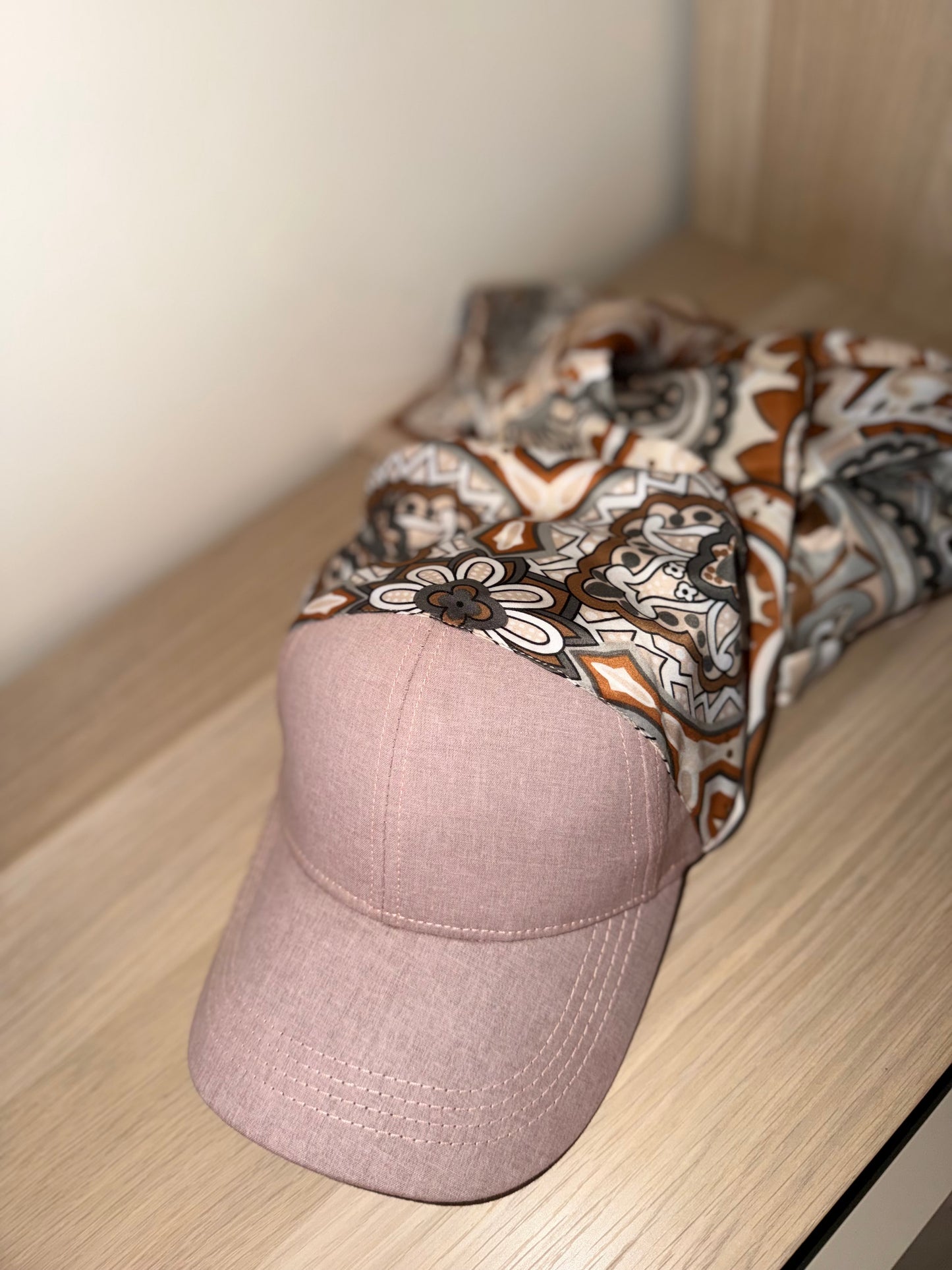 Casquette Foulard RM Blush