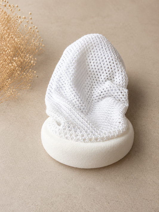 Lina - Serre-tête filet crochet