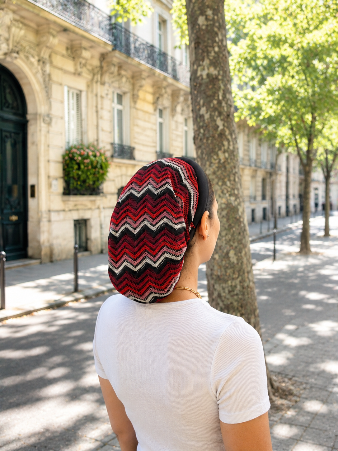 Ruby – Serre-tête filet crochet