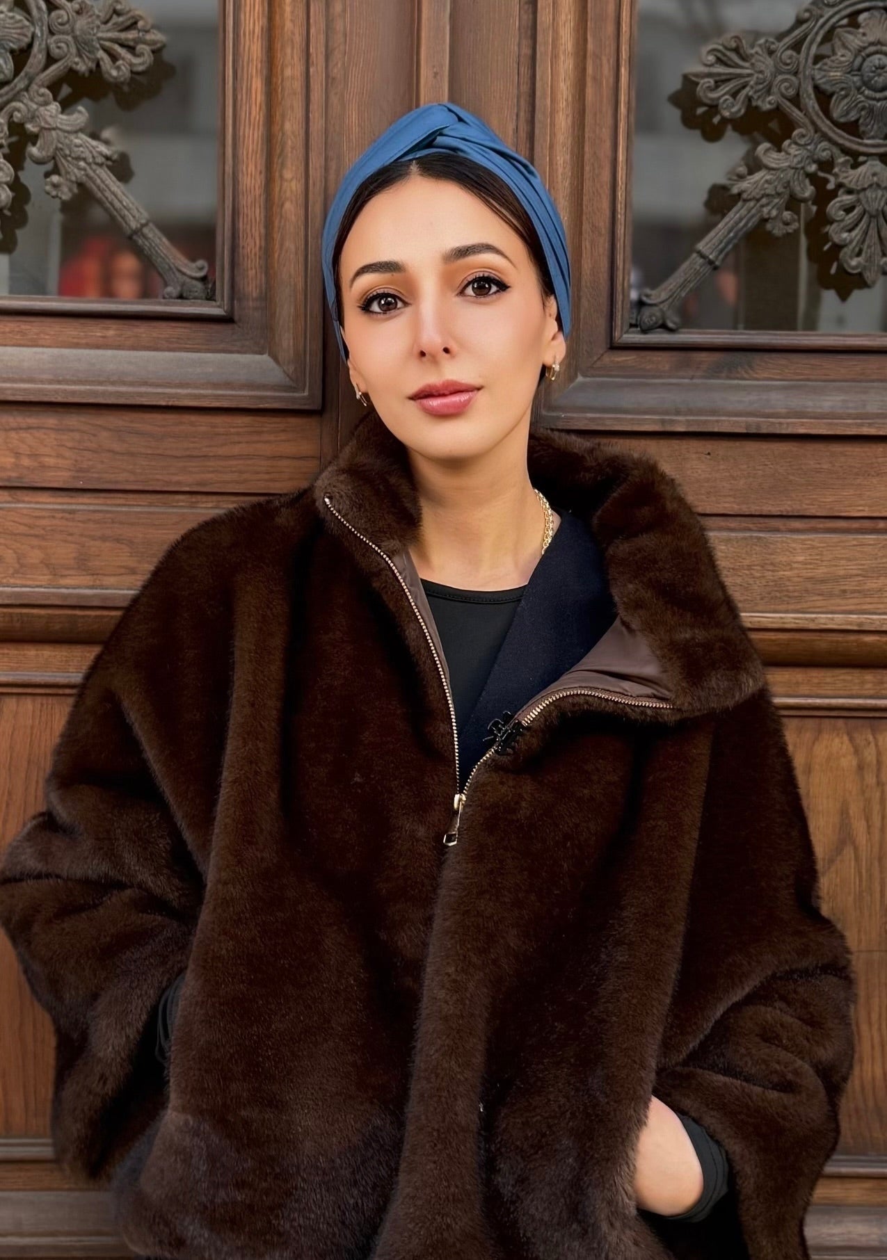 Turban Jean Bleu