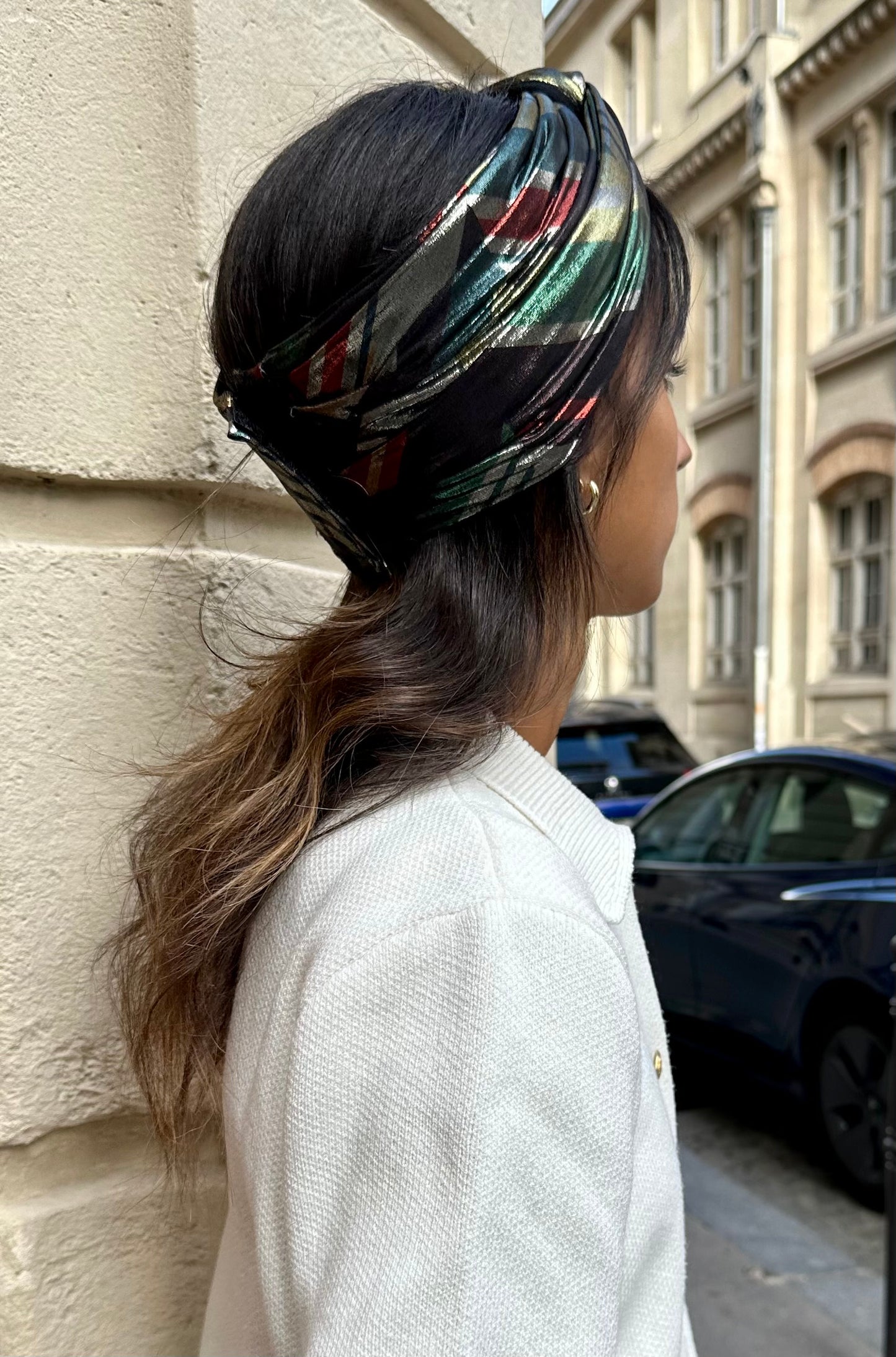 Turban brillant Multi color