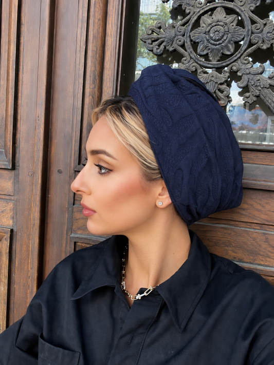 Turban Bleu Nuit