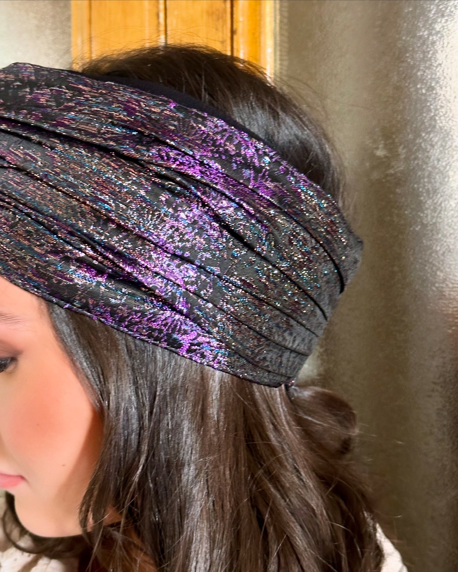 Turban Brocard Violet