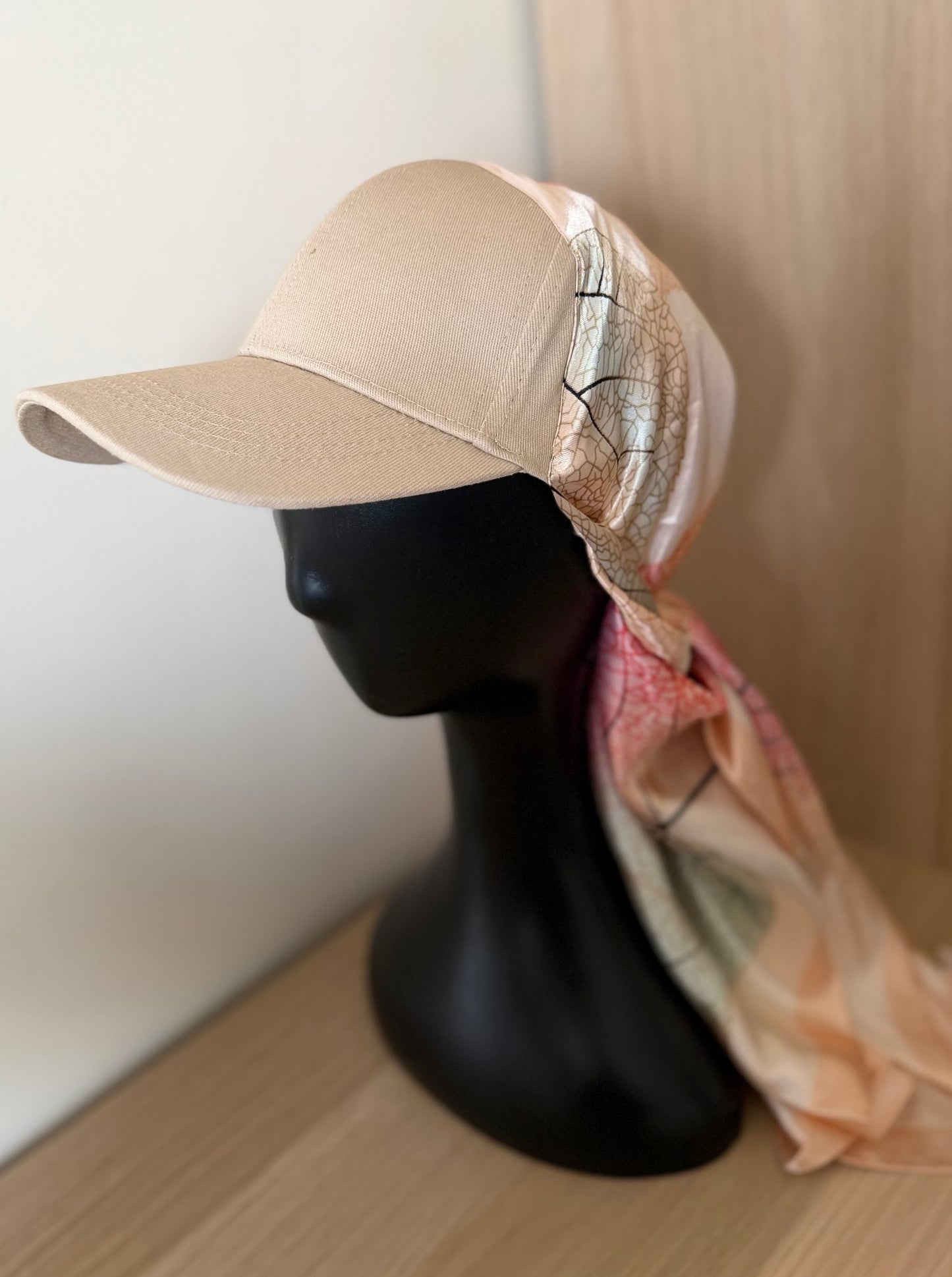 Casquette Foulard RM Beige