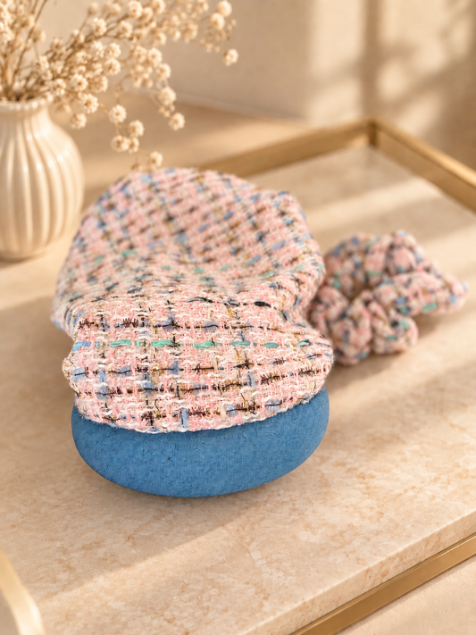 Aurore -Serre-tête filet Tweed