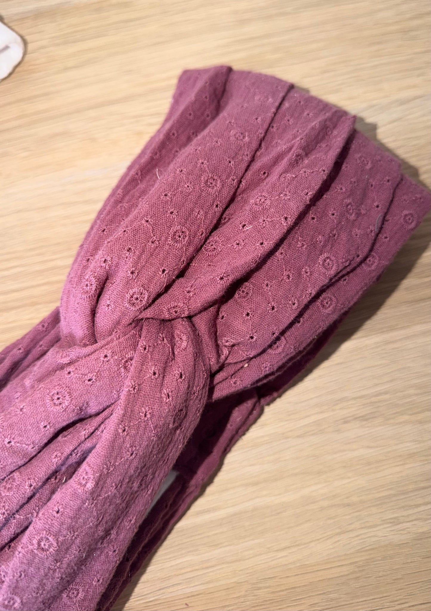 Turban Éléa Prune Rosée