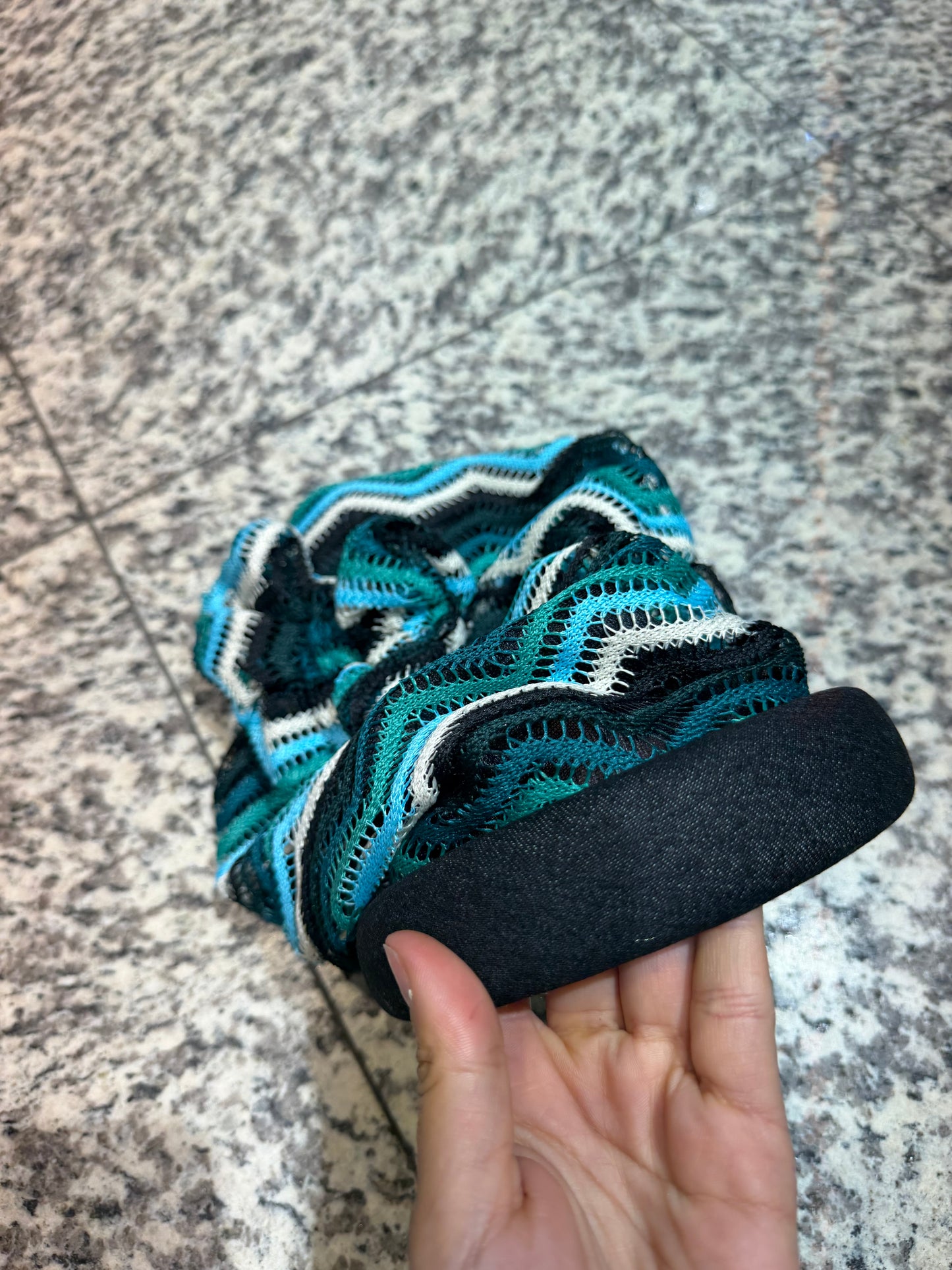 Serre-Tête Crochet Bleu