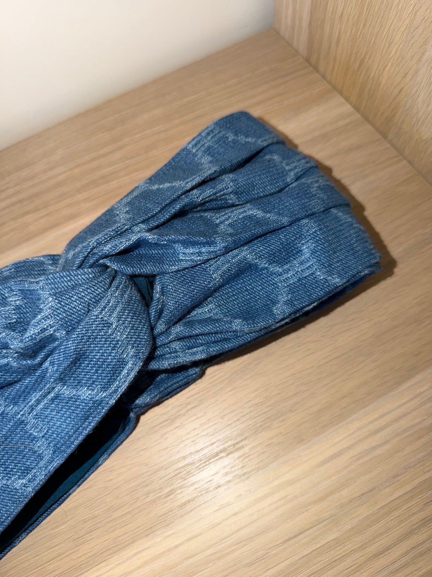Turban Jean Bleu imprimé