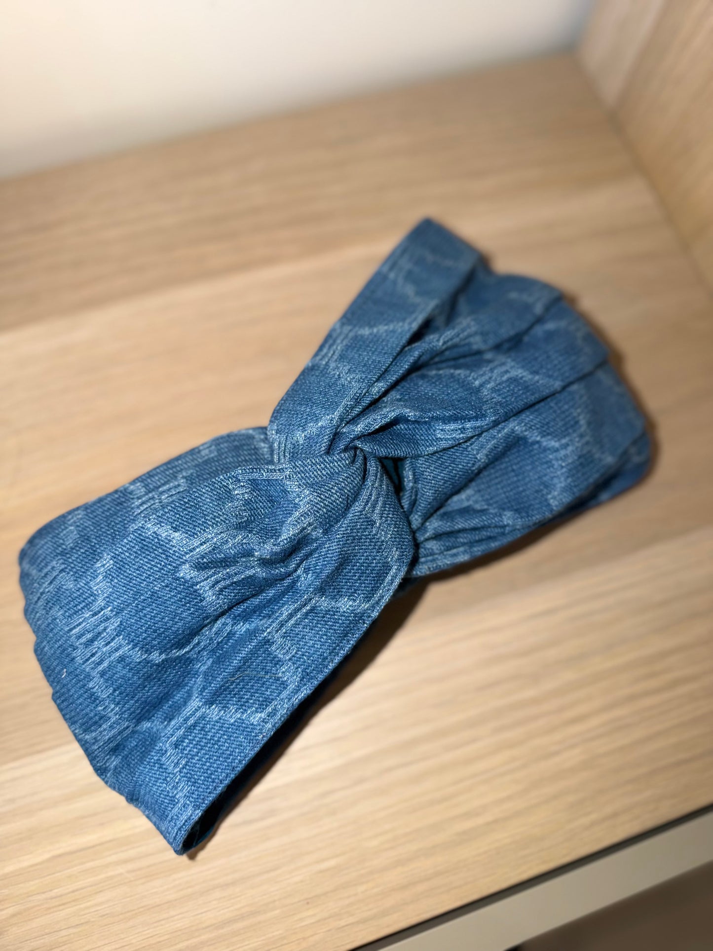 Turban Jean Bleu imprimé