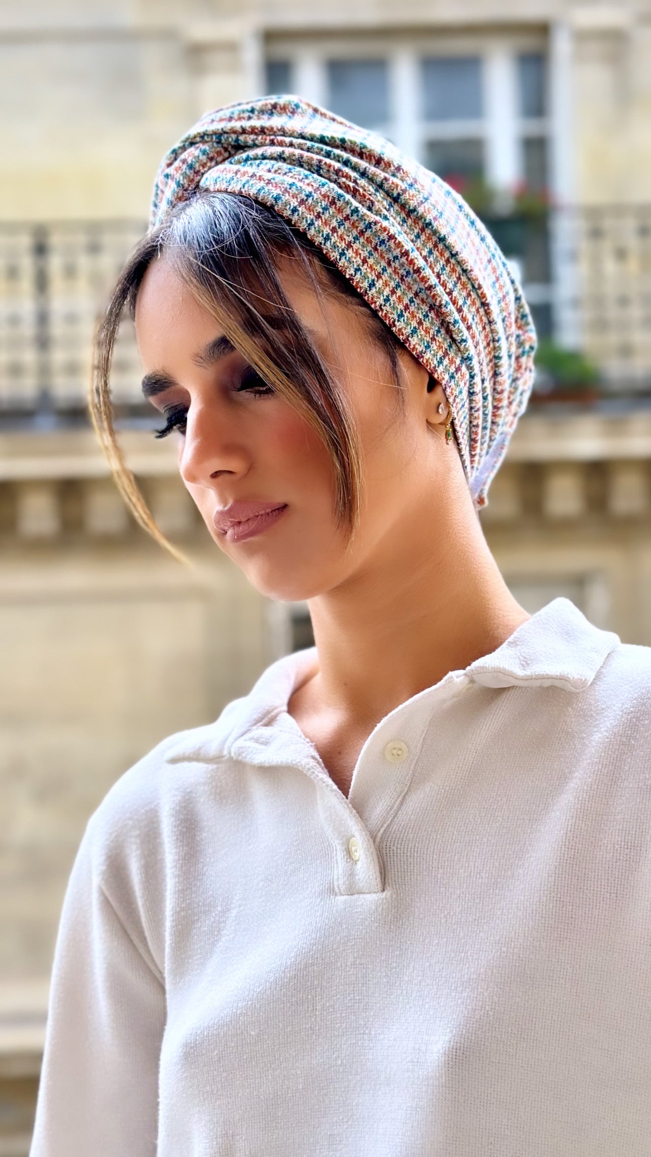 Turban Carreau Multicouleur