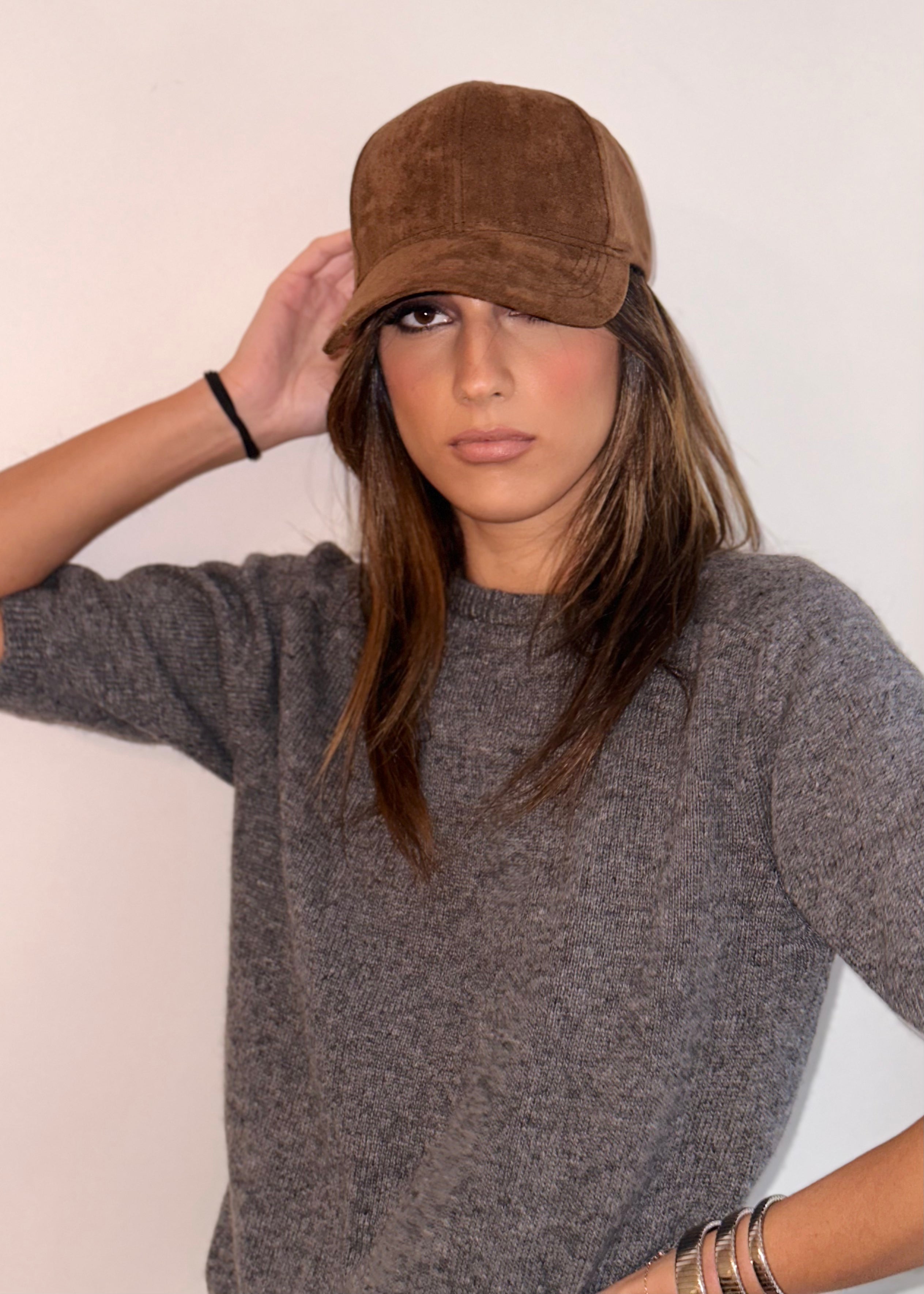 Casquette Daim Camel