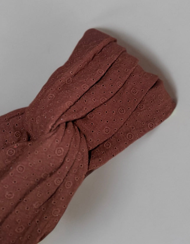 Turban Éléa Marron Chocolat